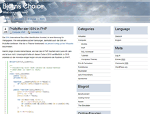 Tablet Screenshot of bjoerns-choice.de